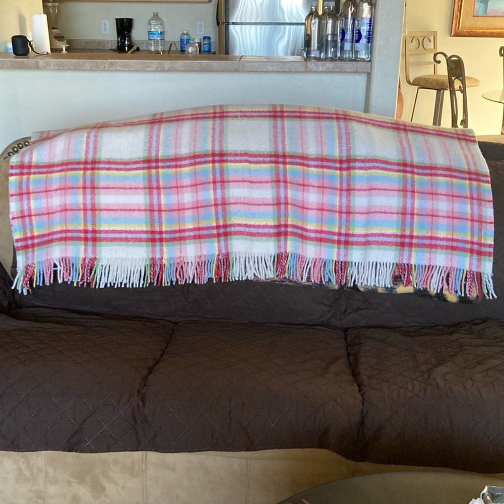 Wool throw/blanket